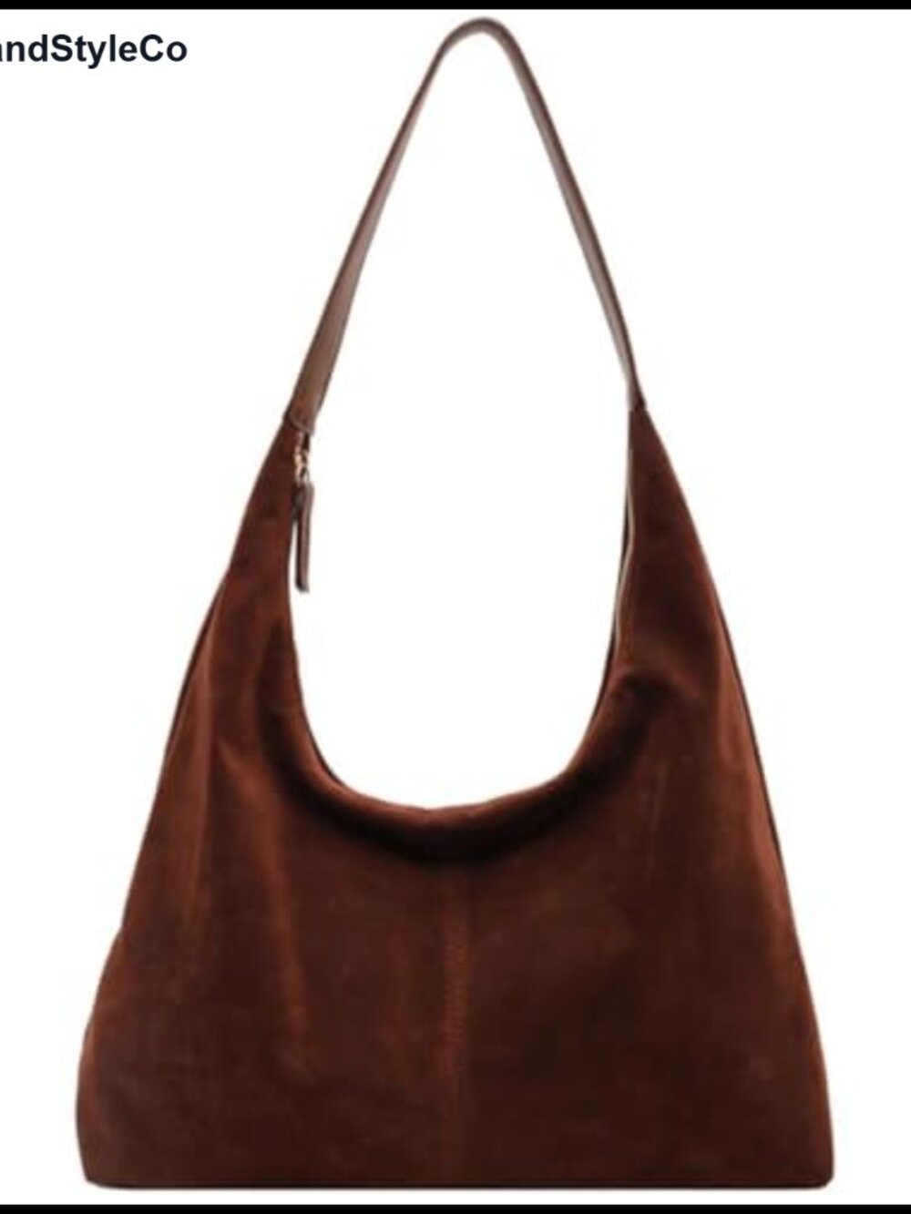 Faux Suede Tote Bag Shoulder Handbag Purse Fall Winter Hobo Women